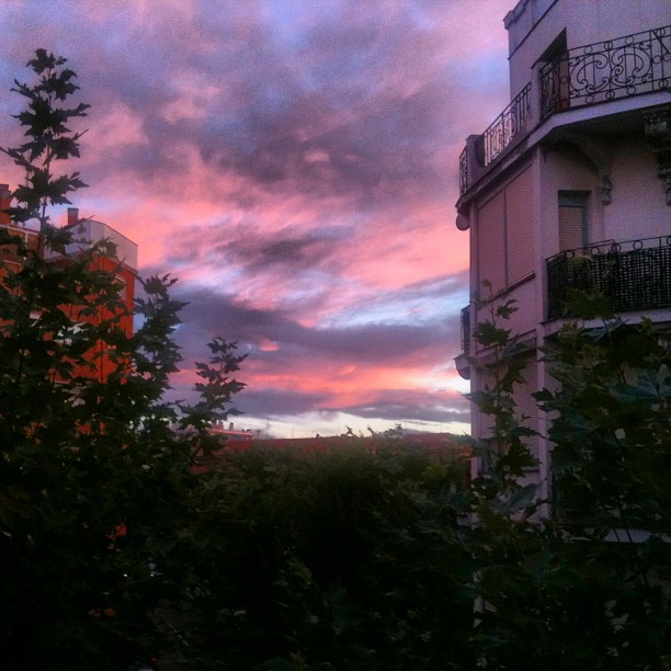 El color del cielo de Madrid en Septiembre